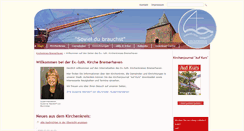 Desktop Screenshot of kirchenkreis-bremerhaven.de